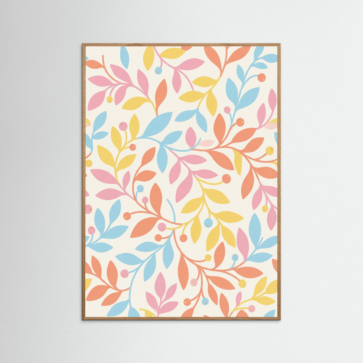 Oak Nature Colorful Bloom Grid