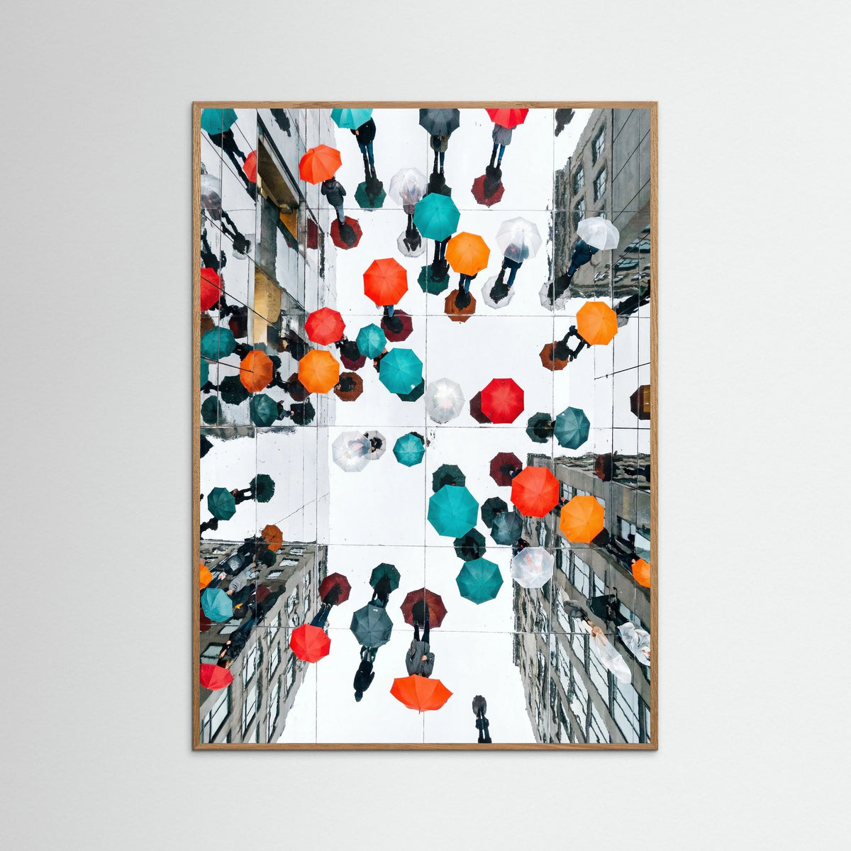 Oak Nature Colorful Rain Promenade