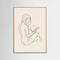 Oak Nature Contemplative Line Portrait