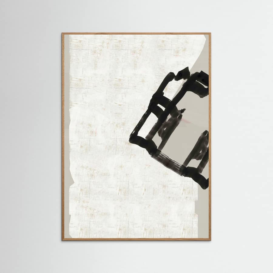 Contemporary Abstract No2 Poster – Poster und Kunstdruck