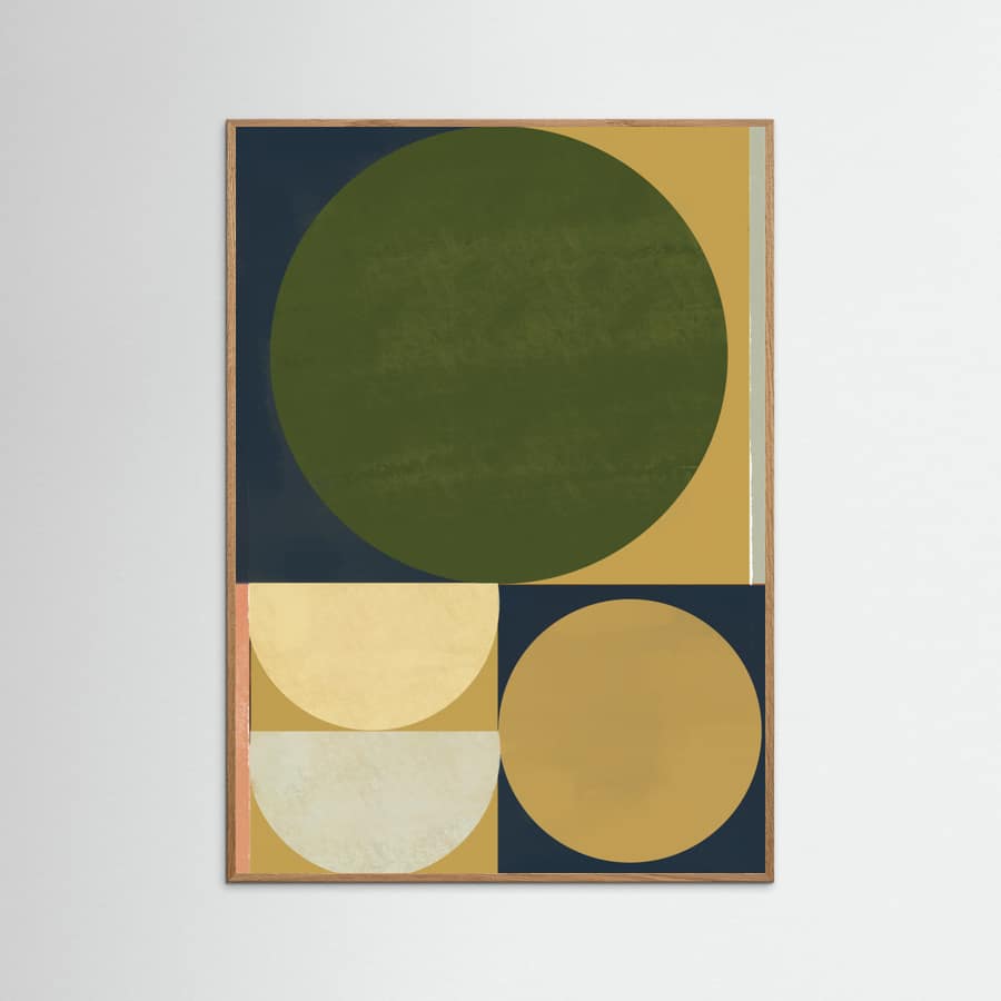 Póster Contemporary Geometric 1