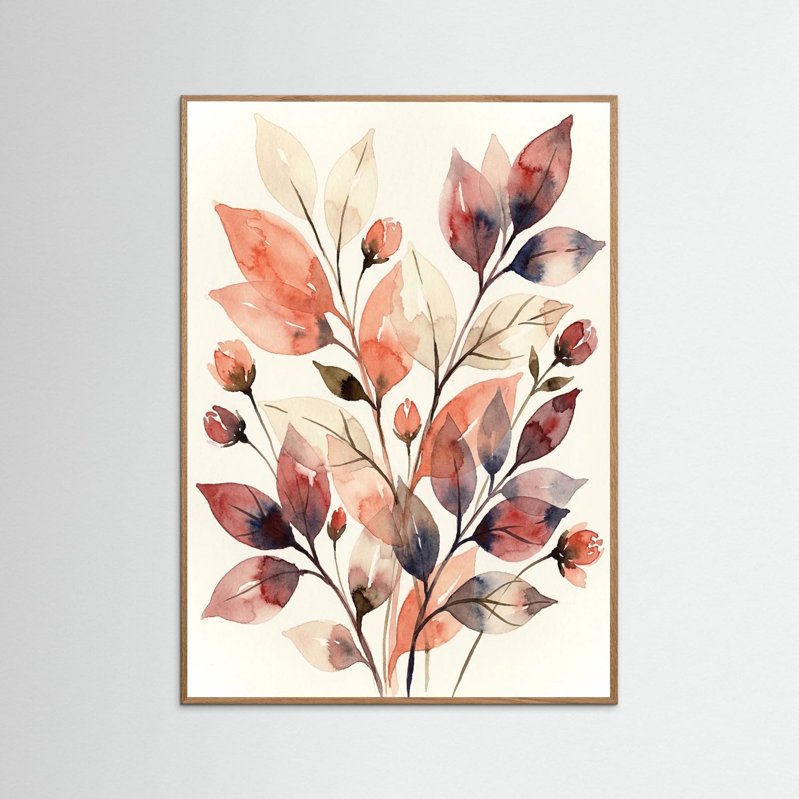 Oak Nature Coral Bloom