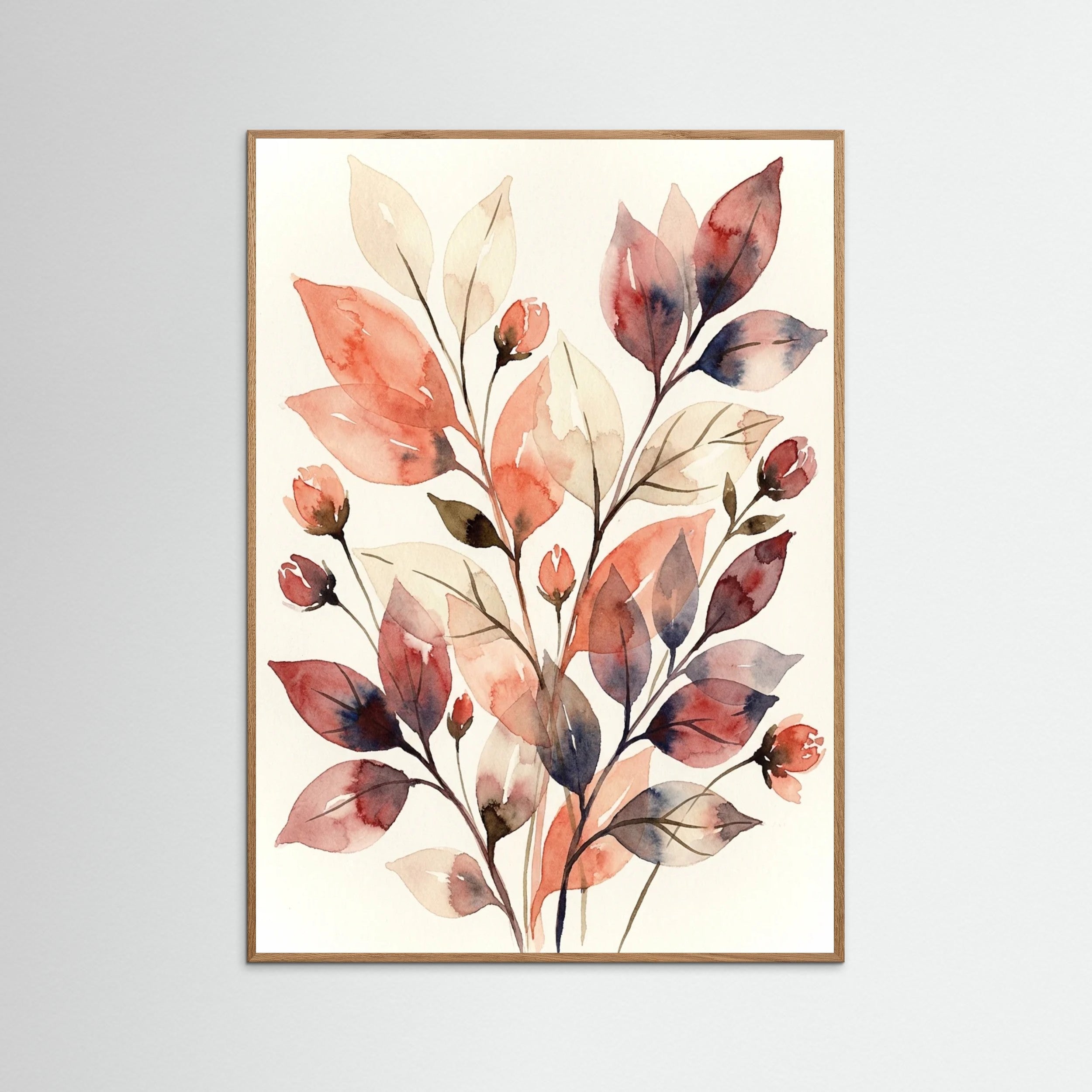 Oak Nature Coral Bloom