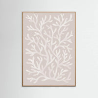 Oak Nature Coral pattern II Poster