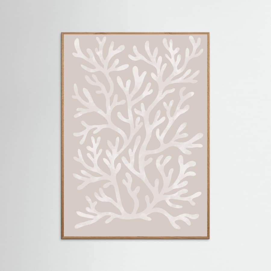 Poster Coral pattern