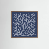 Oak Nature Coral square Poster