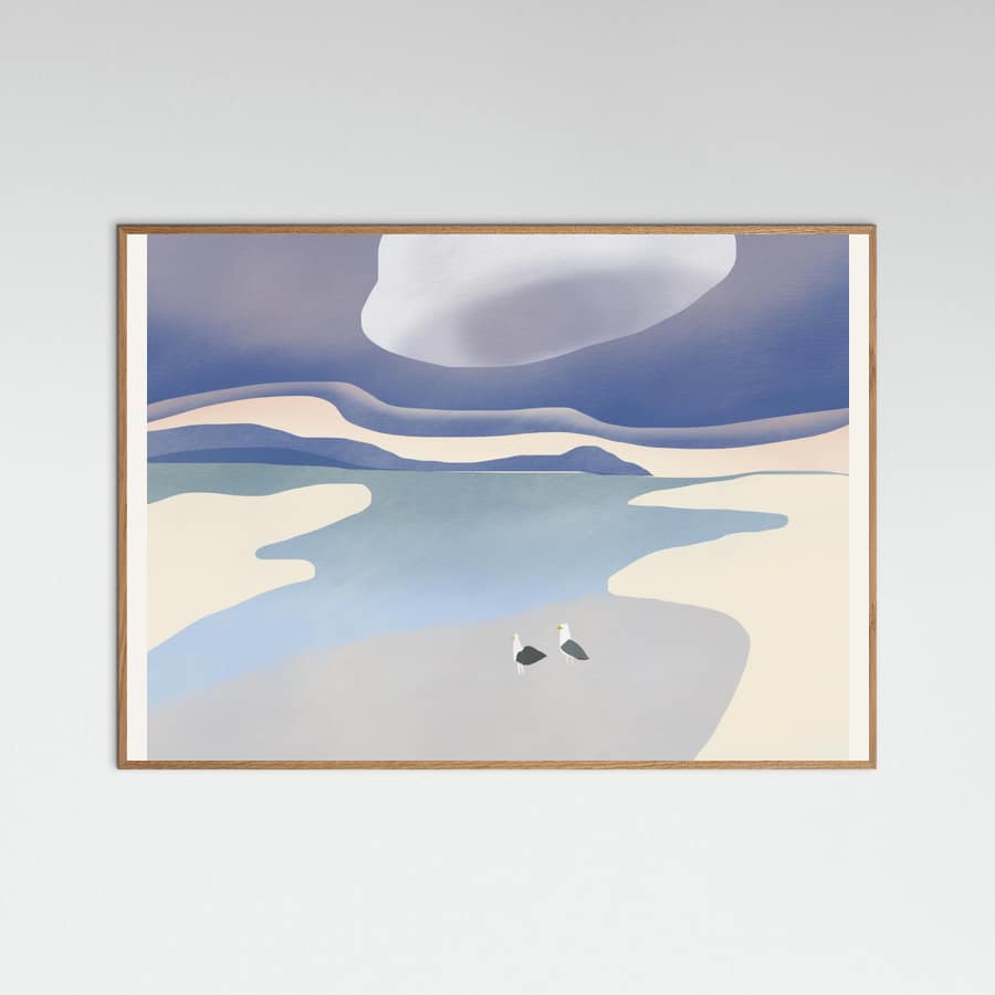Poster Cotton Cloud Lagoon