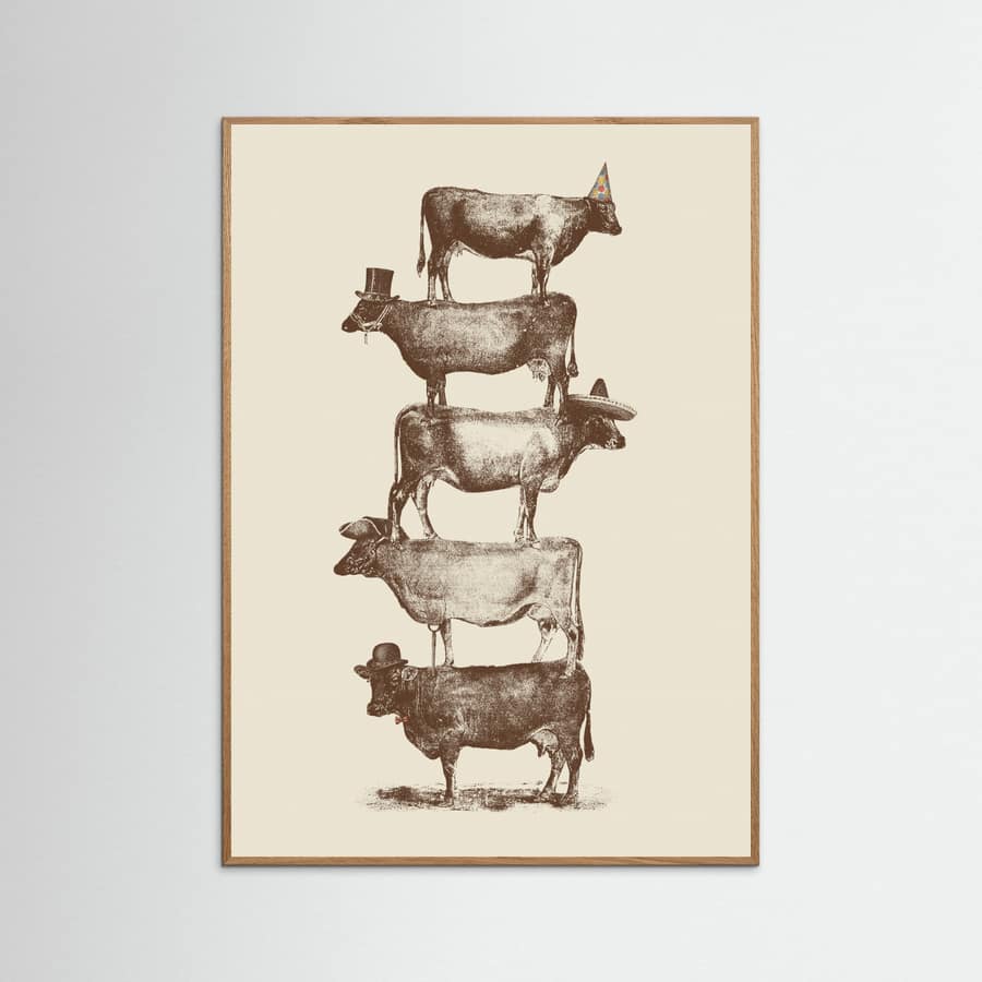 Cow Cow Nuts Poster