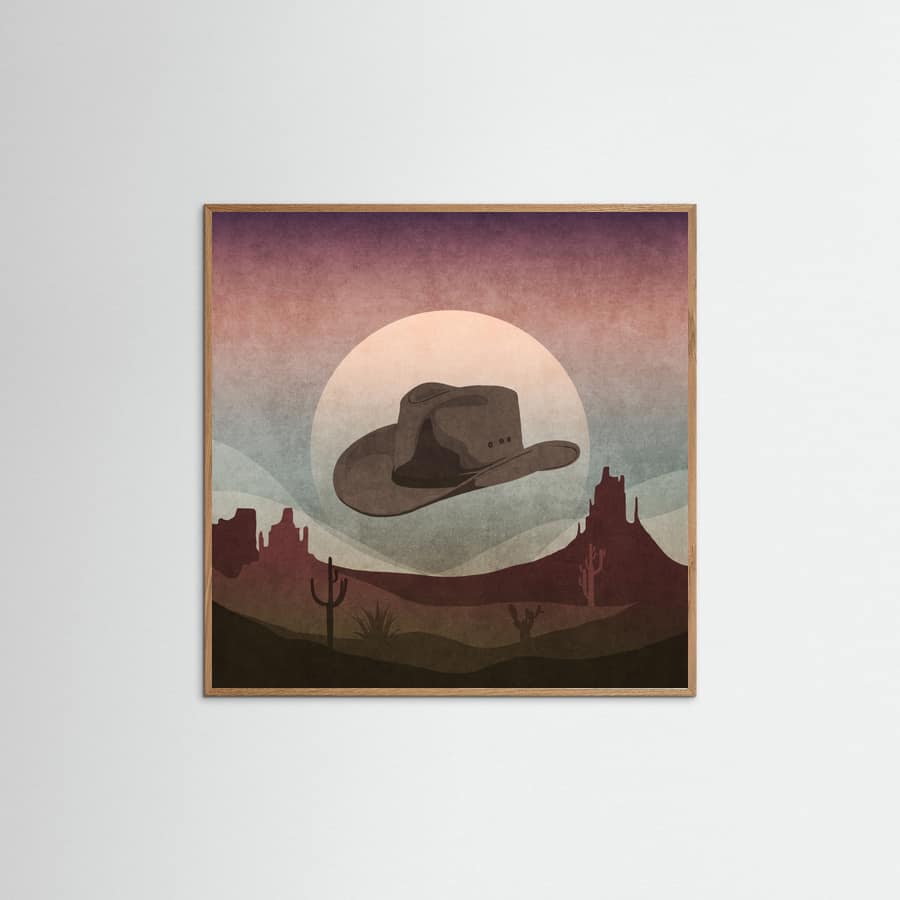Cowboy Hat Poster