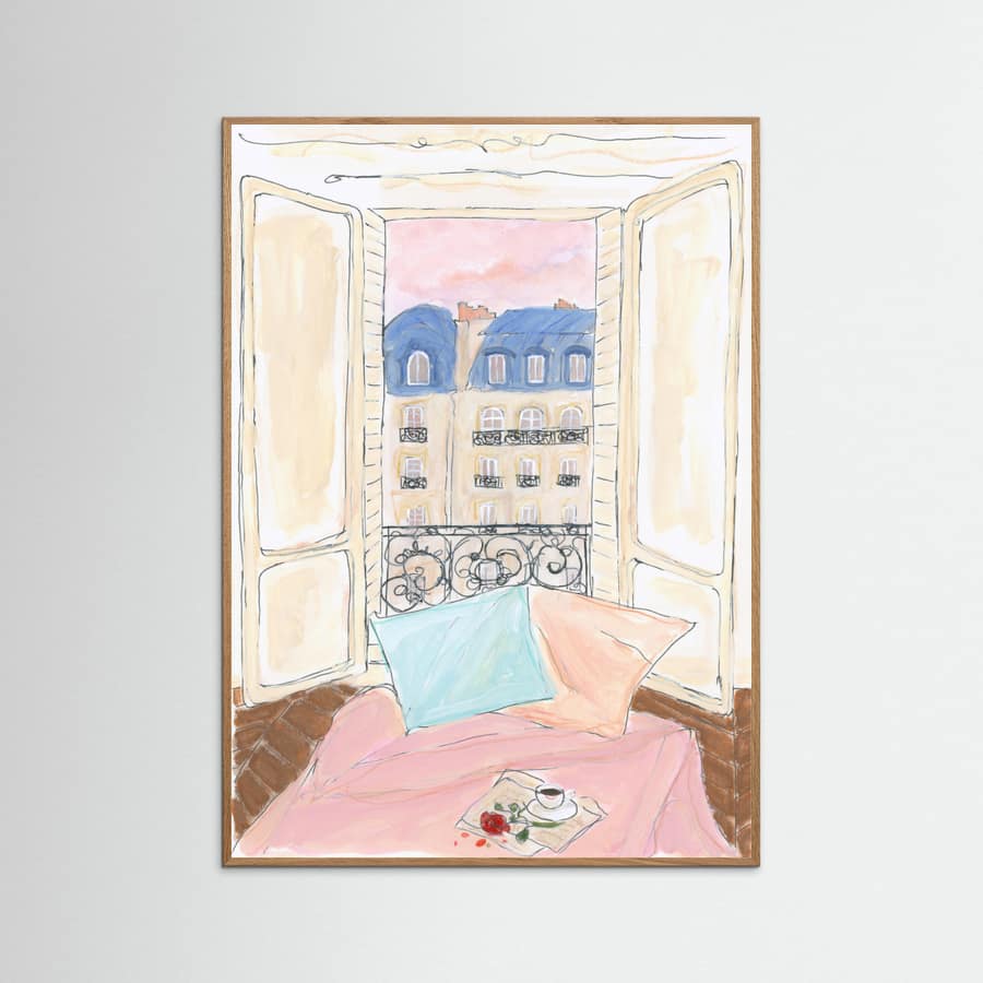 Cozy Apartment In Paris Poster – plakat og kunsttryk