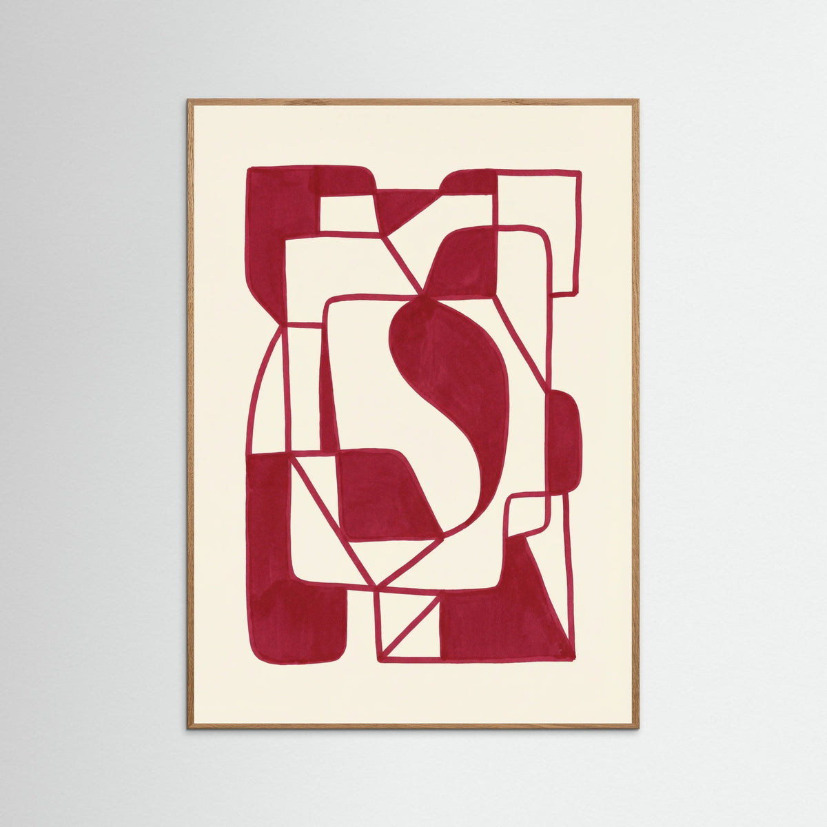 Oak Nature Crimson Labyrinth Crimson