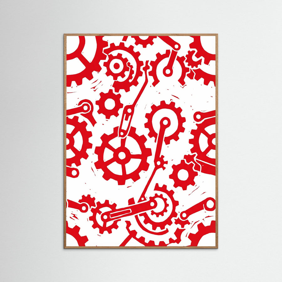 Crimson Strides Beige