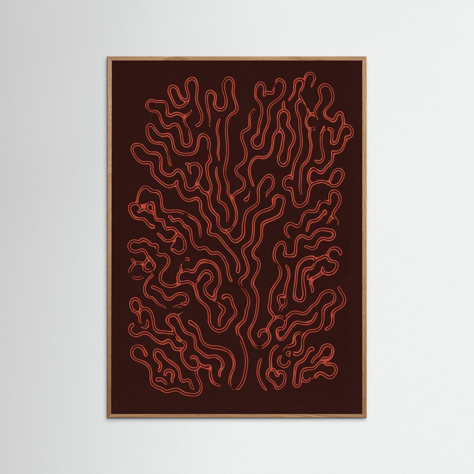 Oak Nature Crimson Veins