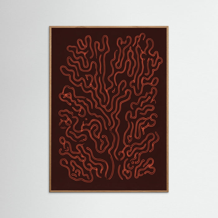 Oak Nature Crimson Veins