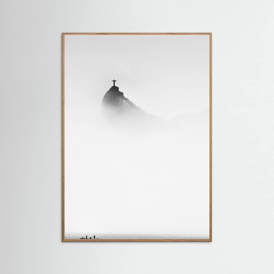 Cristo in the mist Poster