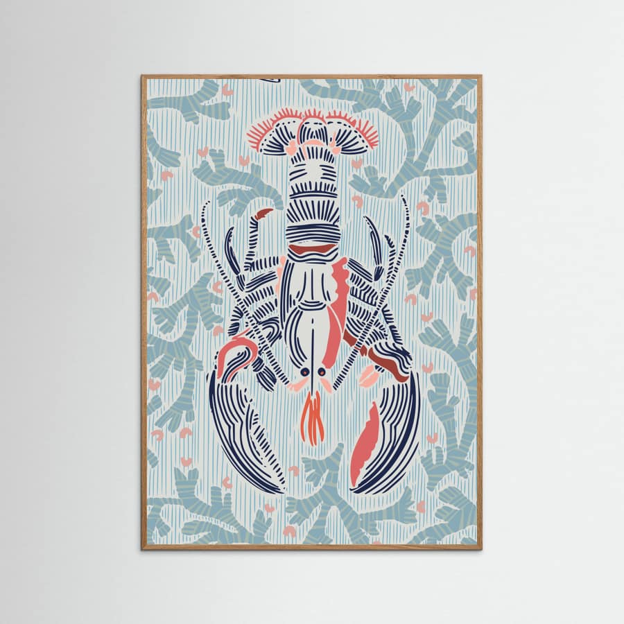 Crustacean Core mint -juliste