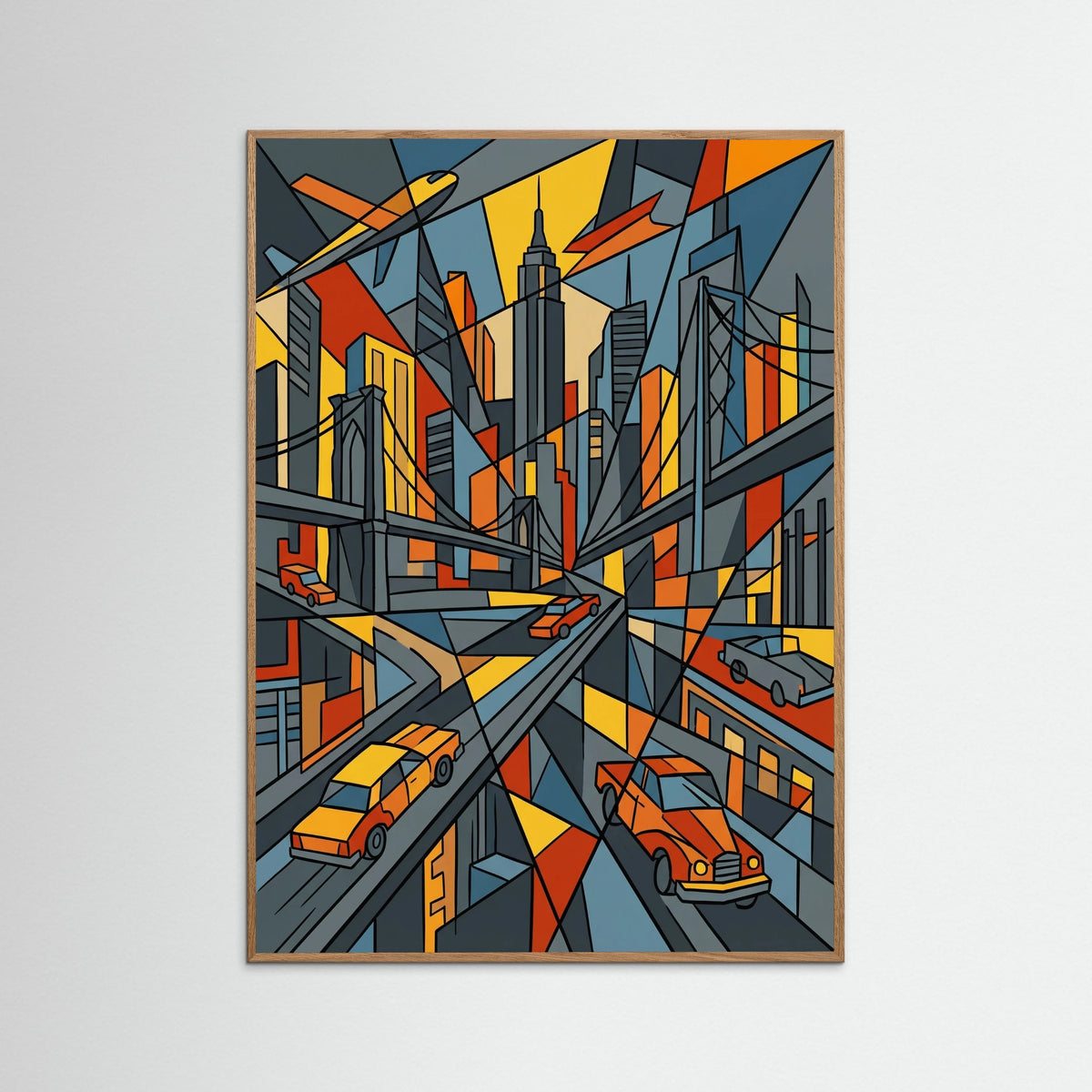 Oak Nature Cubist Contemplation