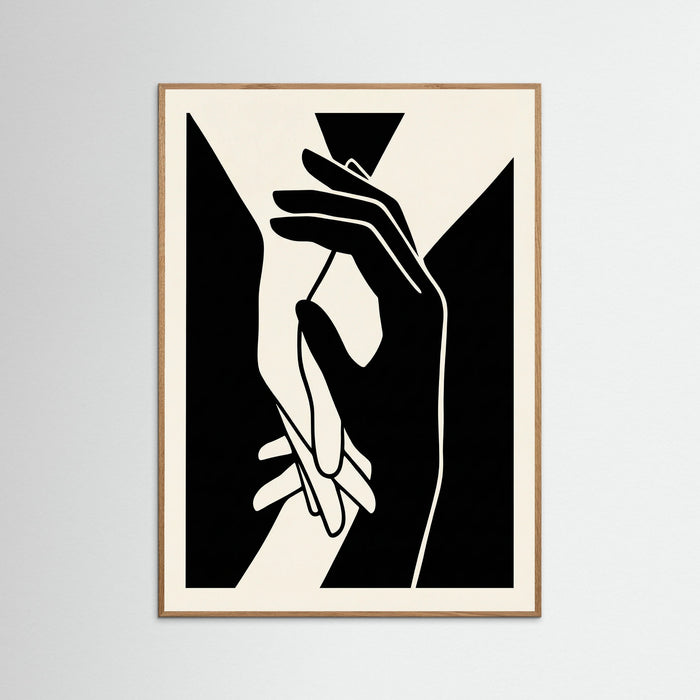 Oak Nature Cubist Embrace