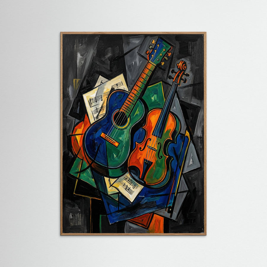 Cubist Seated Woman