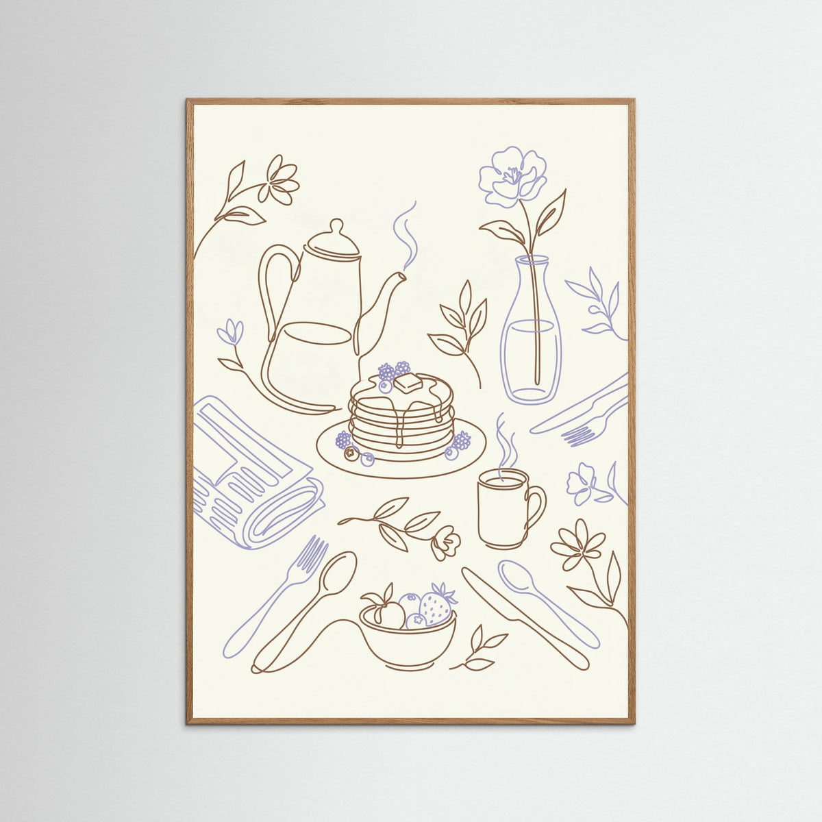 Oak Nature Culinary Doodles