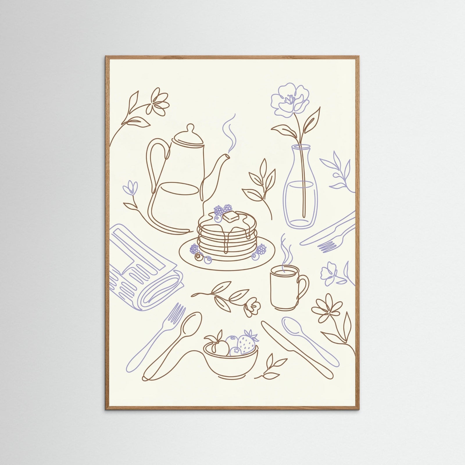 Oak Nature Culinary Doodles
