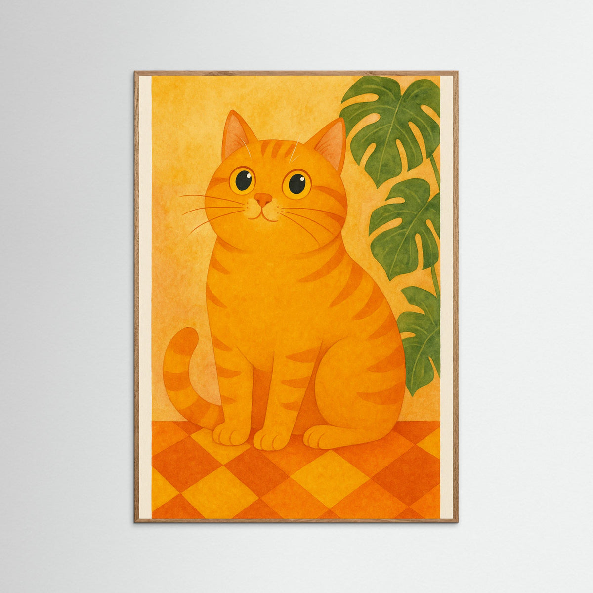 Oak Nature Curious Cat