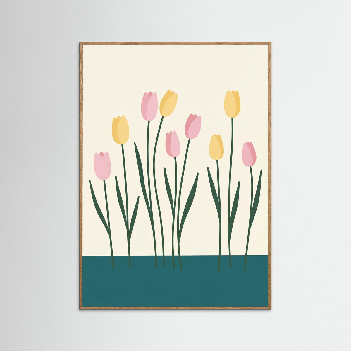 Oak Nature Daisies in Blue