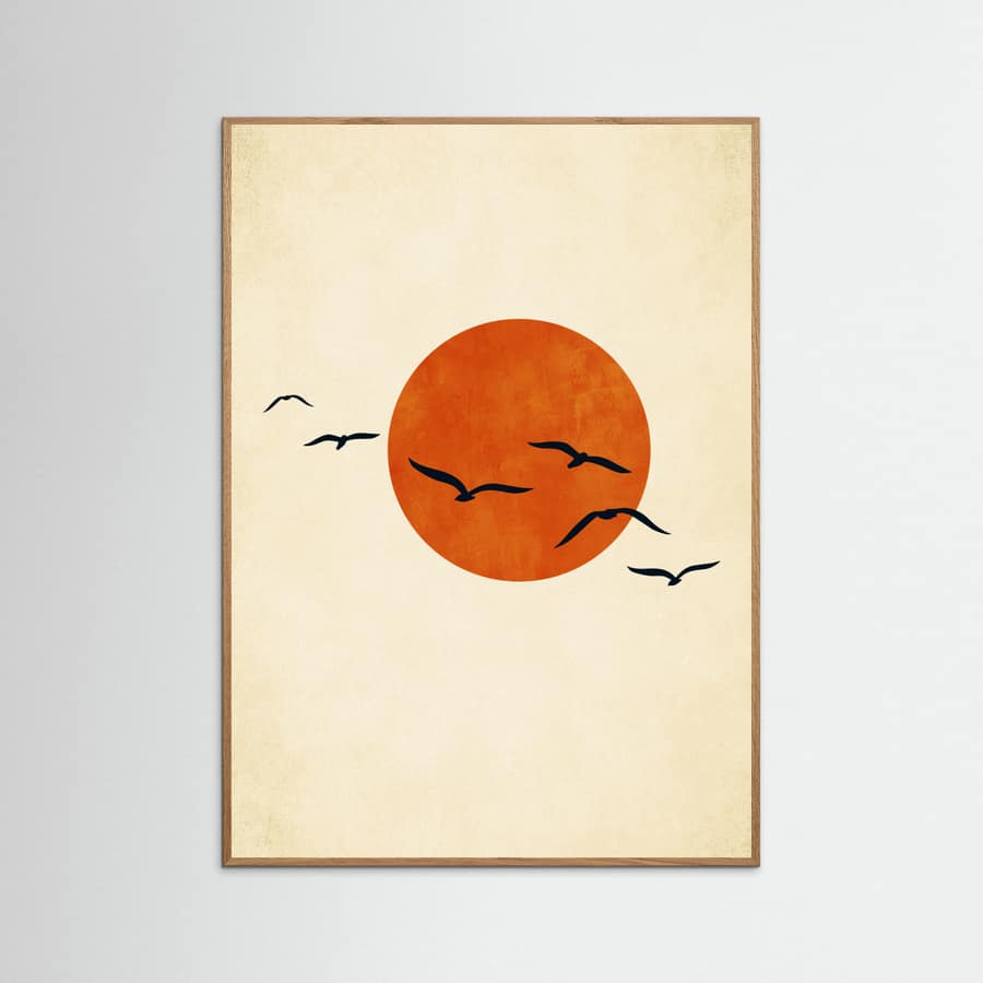 Dancing With the Sun Poster – poster en kunstdruk