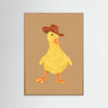 Póster Daphne the Cowgirl Duckling – póster e impresión artística