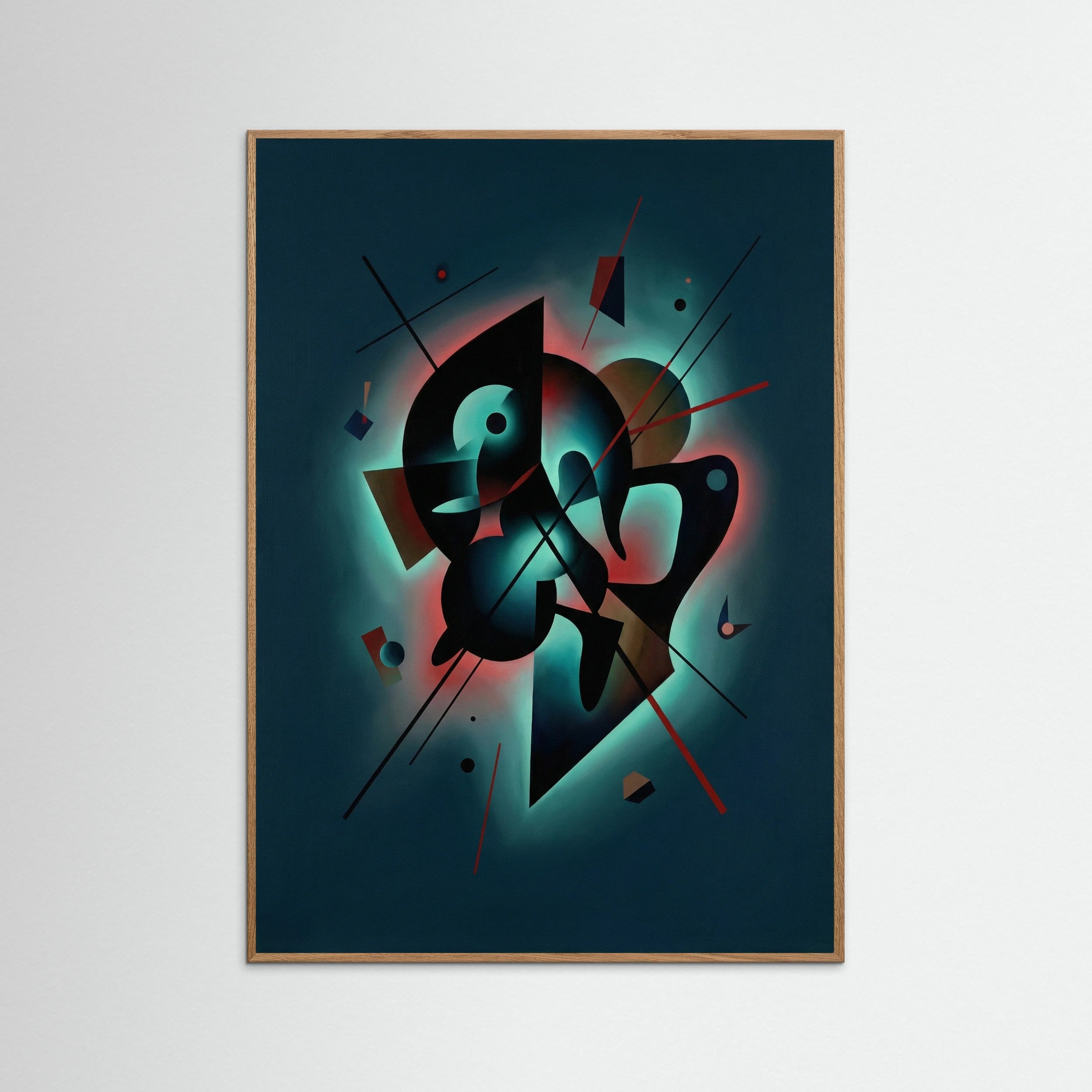 Oak Nature Dark Geometric Flow
