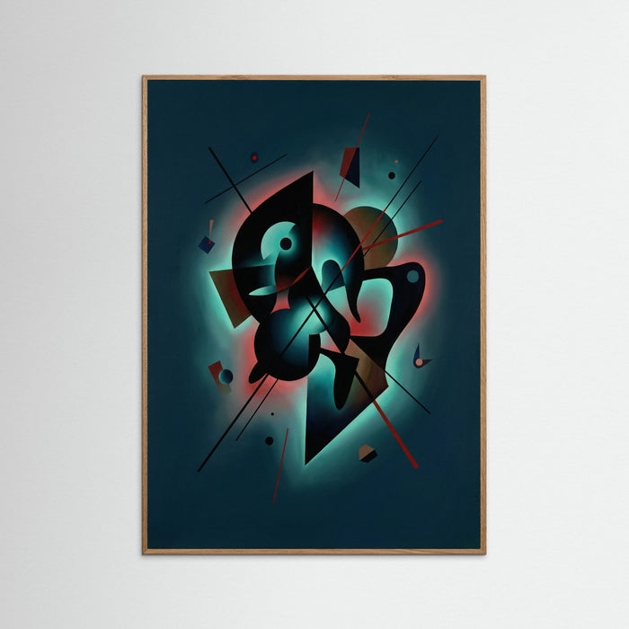 Oak Nature Dark Geometric Flow