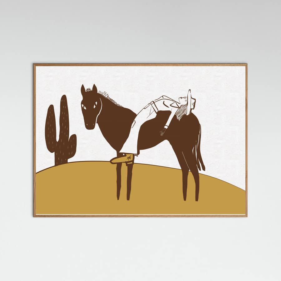 Day of rest COW GIRL Poster