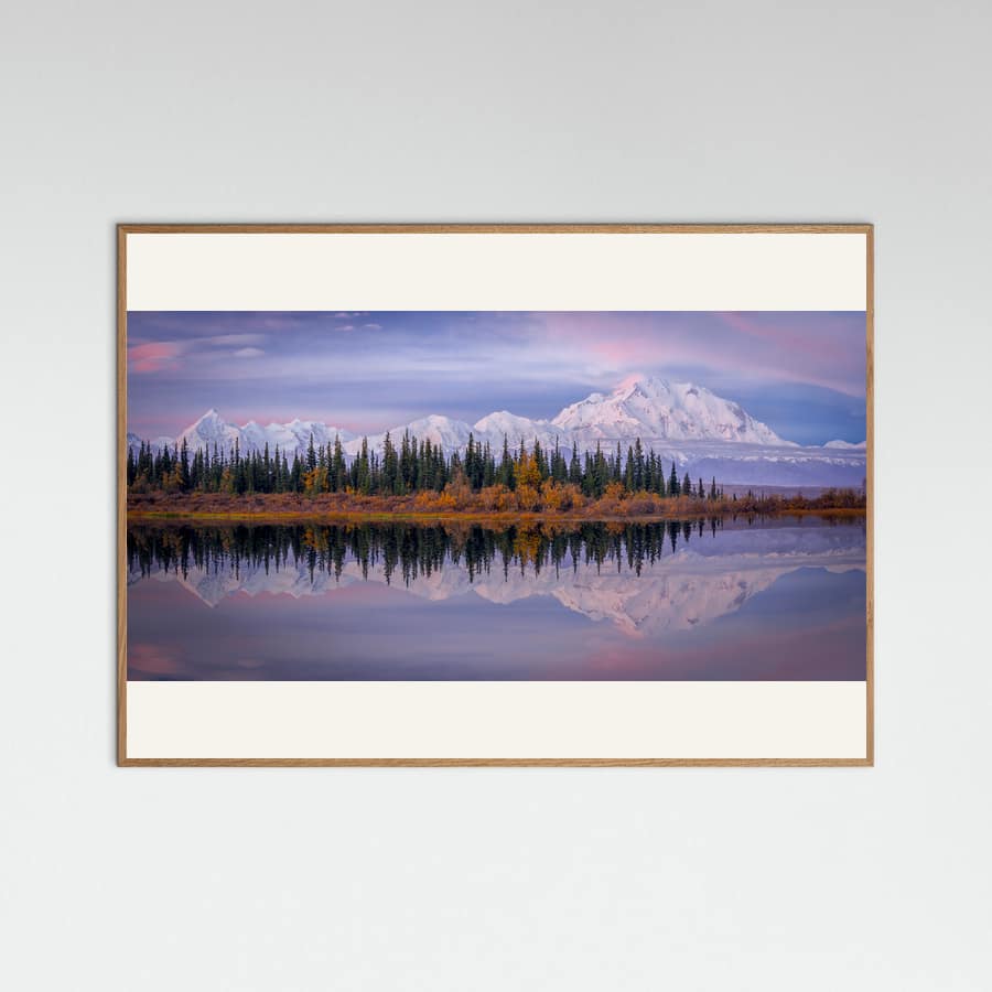 Denali Reflection Poster – Poster und Kunstdruck