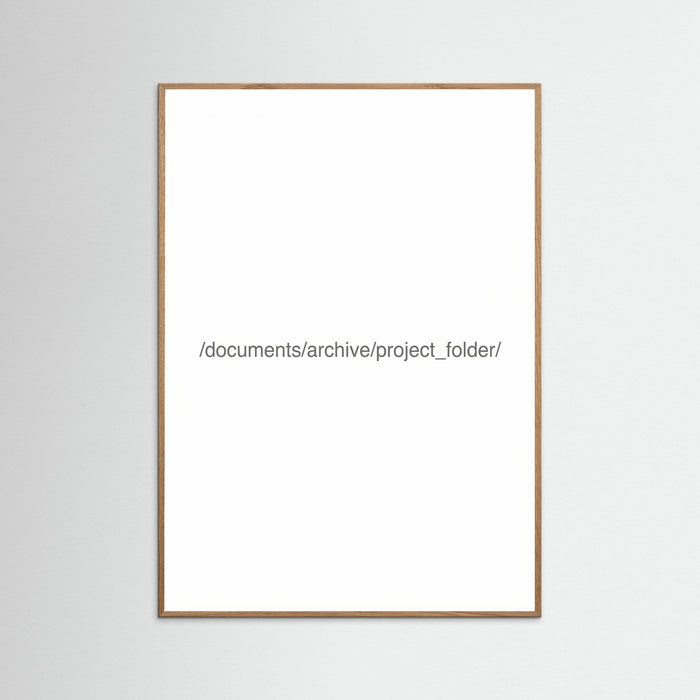 Oak Nature Digital File Label