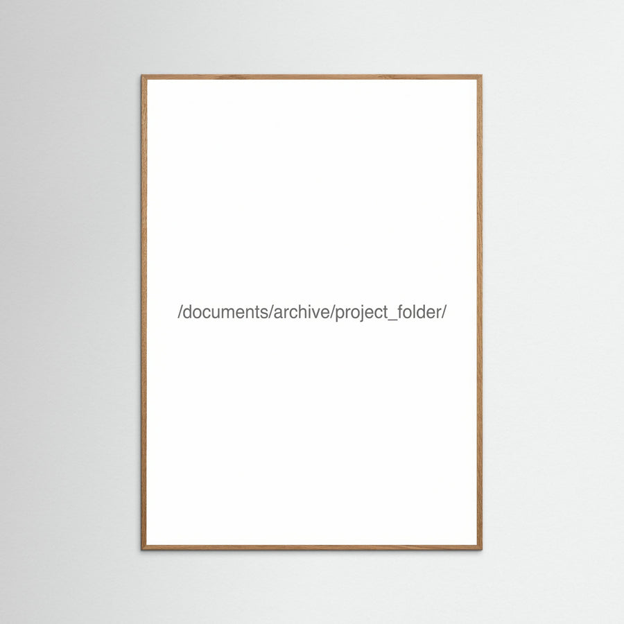 Digital File Label
