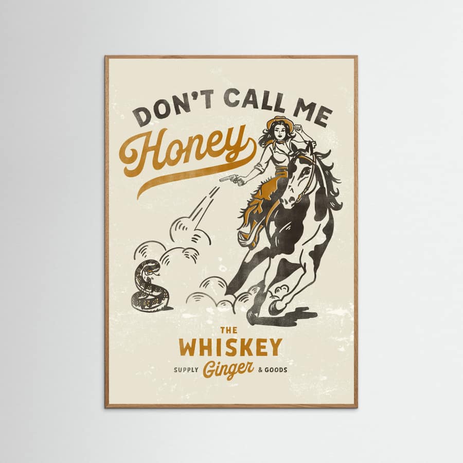 Póster Dont Honey Print 2