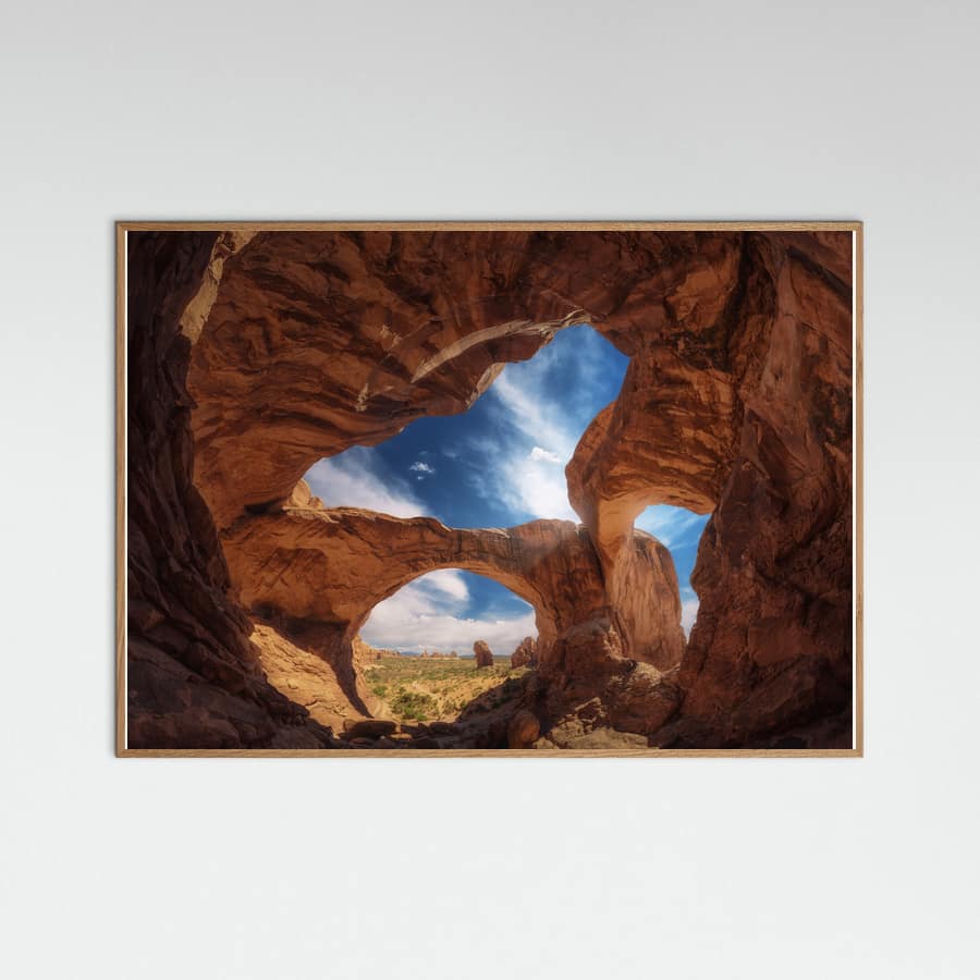 Double arch. Poster