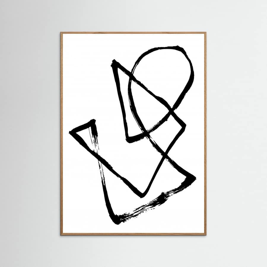 Dynamic Abstract Lines Poster