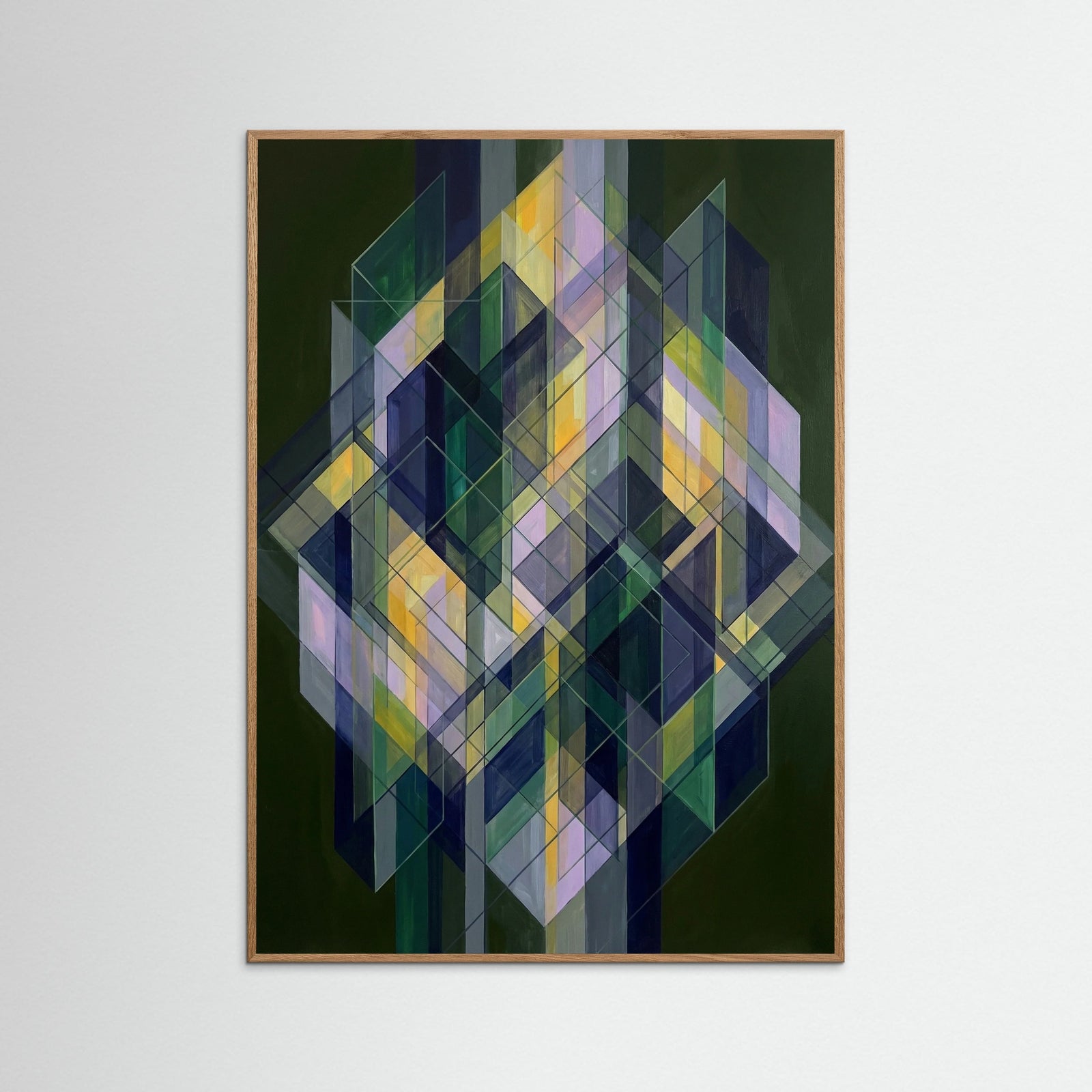 Oak Nature Dynamic Geometric Composition