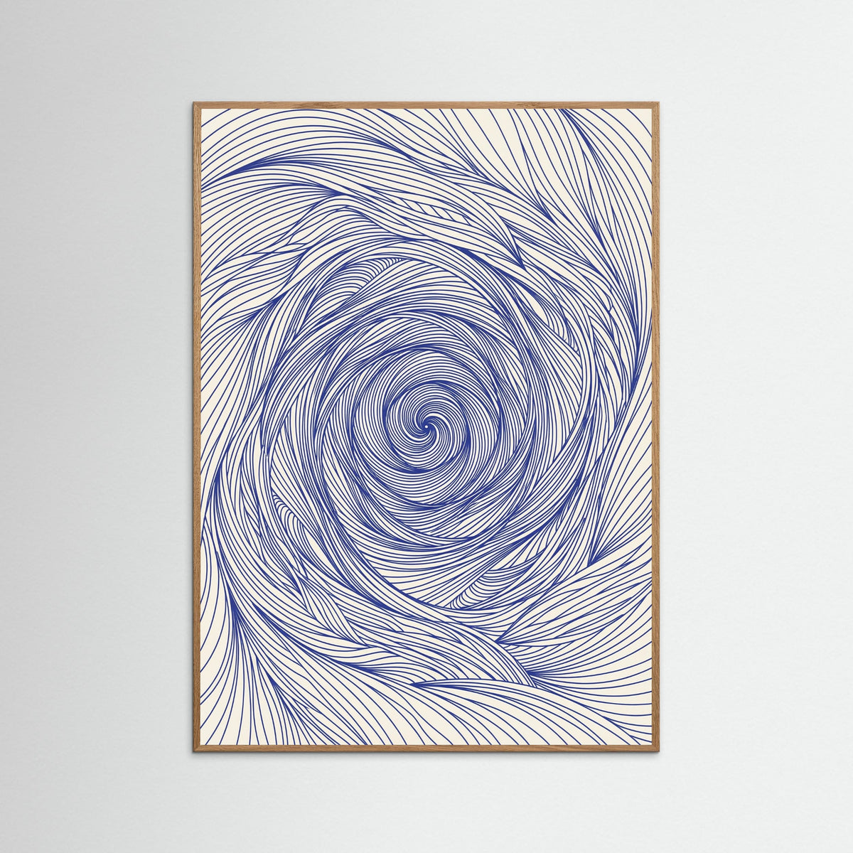 Oak Nature Dynamic Indigo Swirl