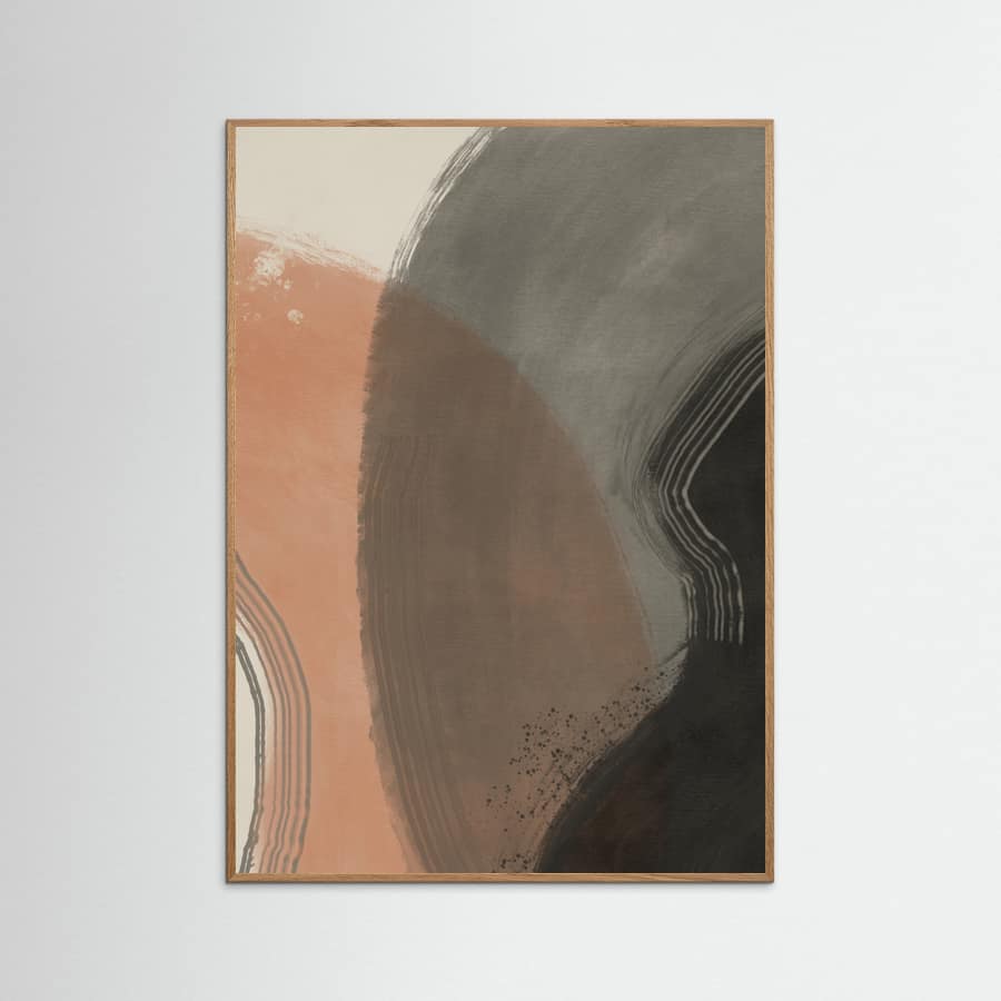 Poster Earth Tone Abstract Study – poster e stampa artistica
