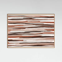 Oak Nature Earth Tones Flow Poster