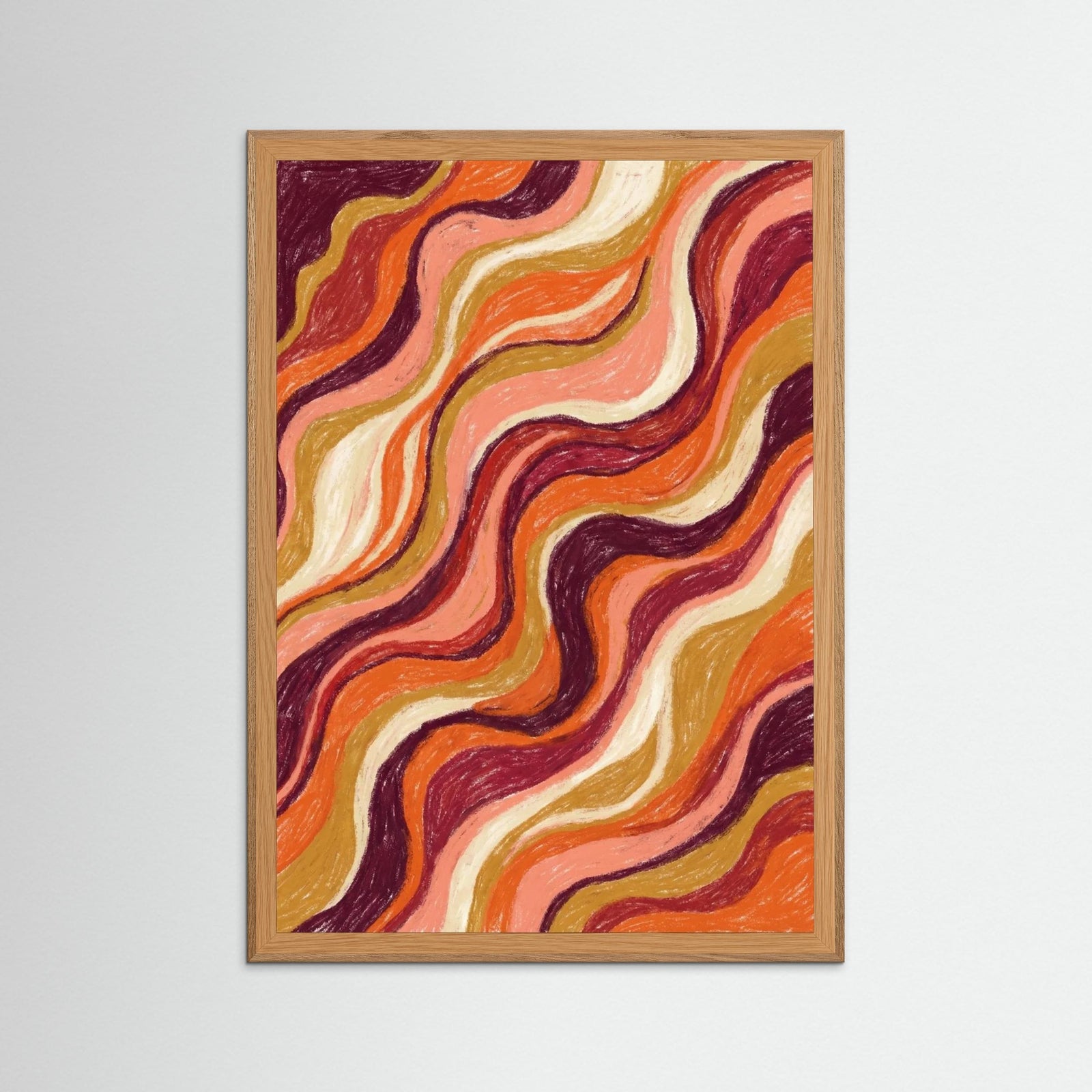 Oak Nature Earthy Swirls