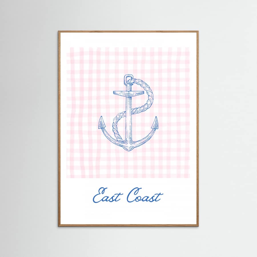 Plakat East Coast Anchor