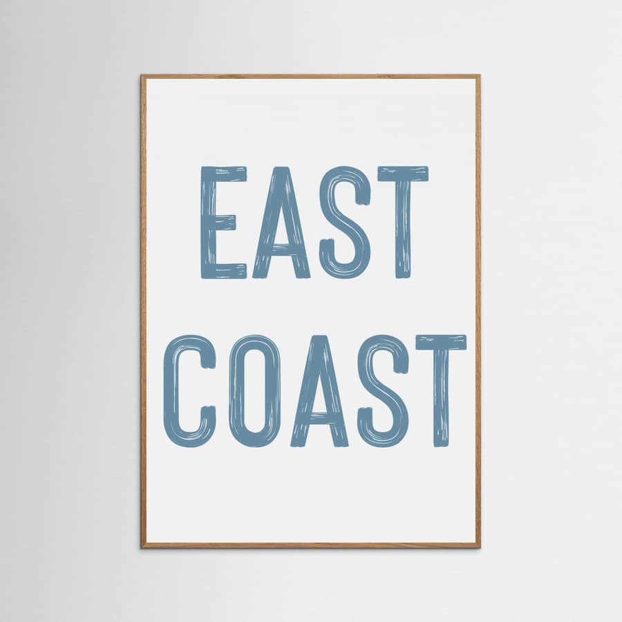 East Coast - Vertical Poster