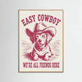 Easy Cowboy Poster – poster och konsttryck