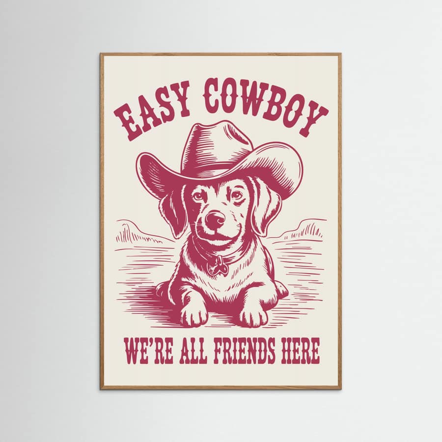 Plakat Easy Cowboy