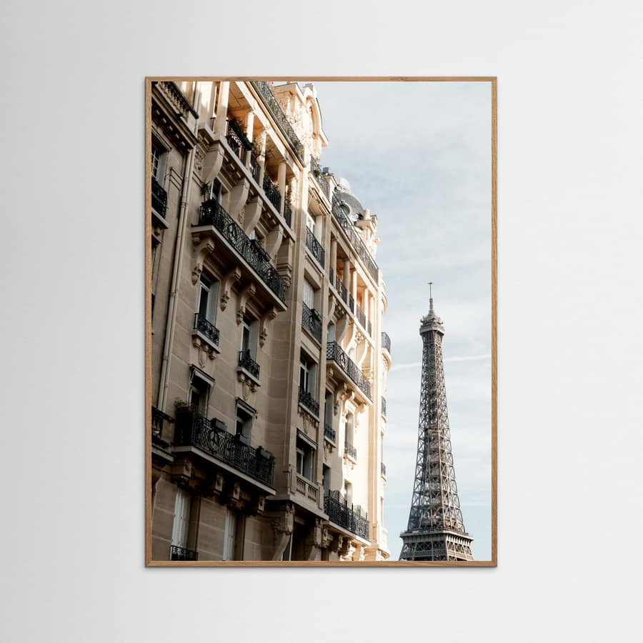 Eiffel Tower - Tour Eiffel Poster – Poster und Kunstdruck