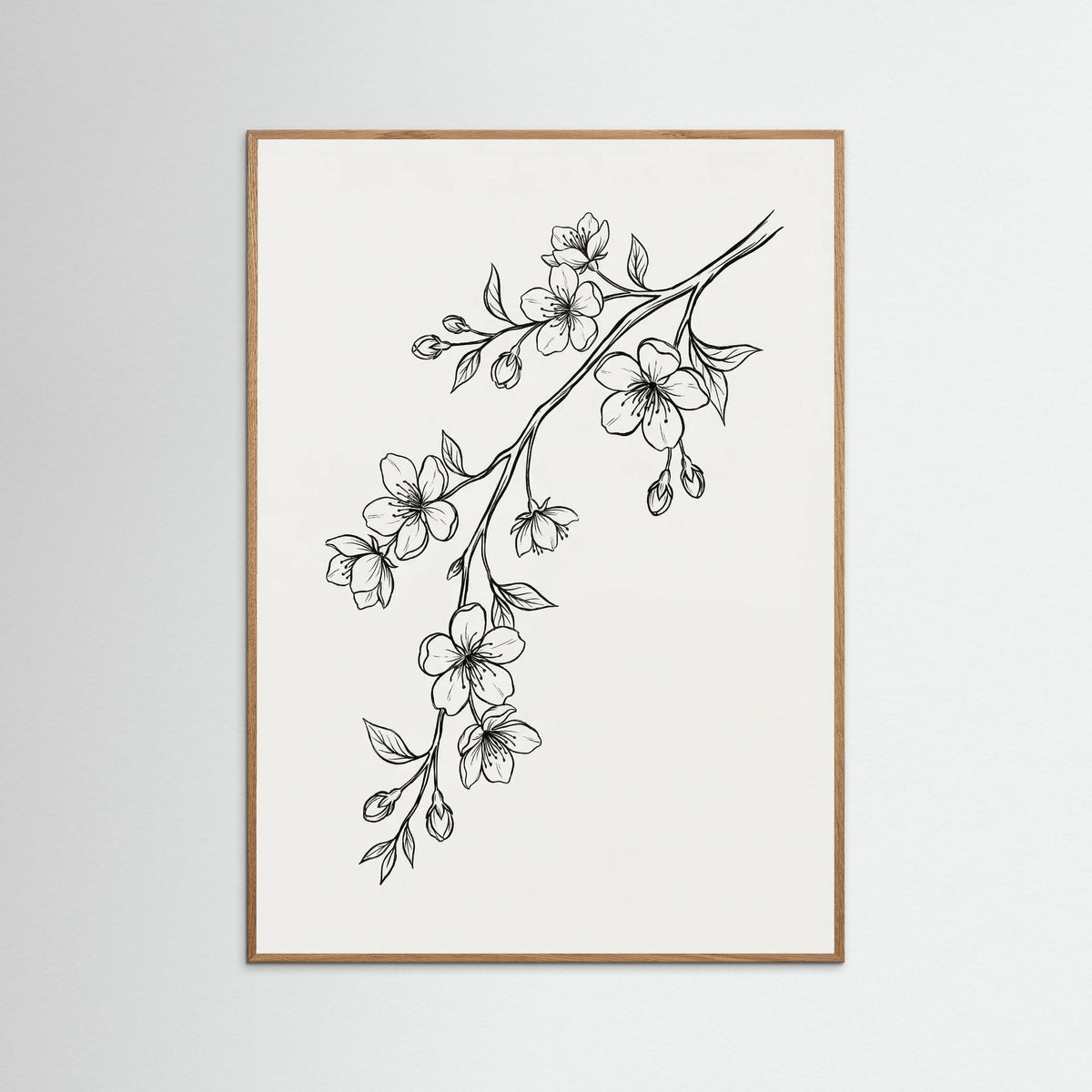 Oak Nature Elegant Florals