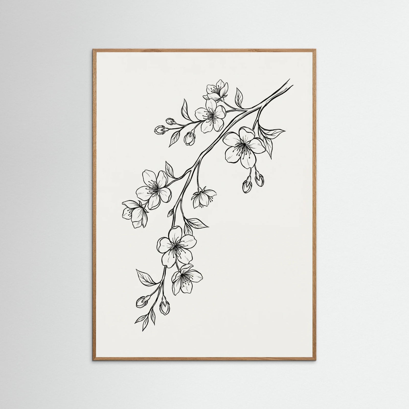 Oak Nature Elegant Florals